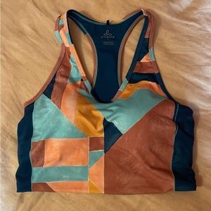 Prana Padded Sports Bra/Crop Top Racerback